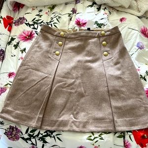 J.Crew Wool Light Beige Pencil Skirt